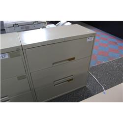 Beige 3 Drw. Lateral File Cabinet