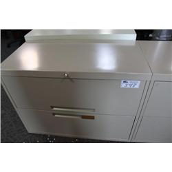 Beige 2 Drw. Lateral File Cabinet