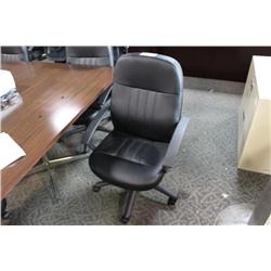 Black Leather Boardroom Chair