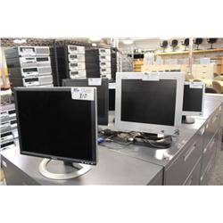 Lot Of 5 Lcd Monitors