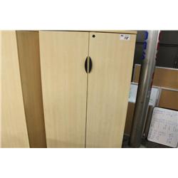 Maple 6' Tall Locking Storage Cabinet