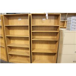 Oak 6' Tall Bookcase