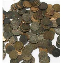 Lot of 100 Indian Head Cents- Goods