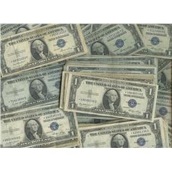 Lot of 20 Silver Certificates-Circulated