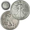Image 1 : Lot of (5) Walking Liberty Half Dollars From Cache