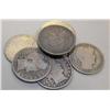 Image 1 : Lot of 10 Barber Halves- Various Circulated Dates