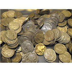 125 Buffalo Nickels- Circulated Partial Dates