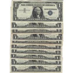 100 SILVER CERTIFICATES-G-XF