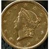 Image 1 : 1850-75 $ 1 Gold Liberty US Coin