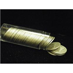 Roll of Barber Quarters ag-xf grades- 1892-1916