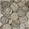 Image 1 : Lot of 60 Mercury Dimes-1940's