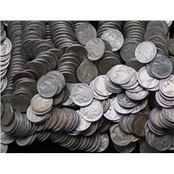 200 Buffalo Nickels- All Having Full Dates