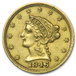 A Single $ 2.5 Liberty Head Random Date Coin