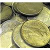 Image 1 : Lot of 5 Peace Silver Dollars