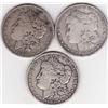 Image 1 : Lot of (3) 19th Century Morgan Silver Dollars-