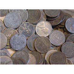 Lot of 50 Steel War Cents-