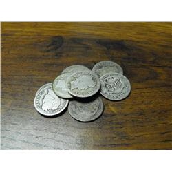 Lot of (10) Barber Dimes-