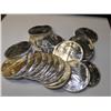 Image 1 : Roll of 20 Assorted Date Silver Eagles-UNC