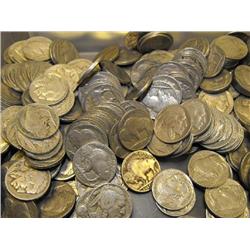 LOT OF 200 BUFFALO NICKELS-