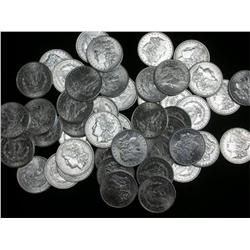 Lot of 50 Uncirculated Morgan Silver Dollars