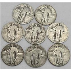 Lot of 4 Standing Liberty Quarters-From Cache