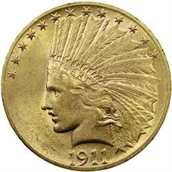 Random Date $ 10 Gold Indian Raw Coin