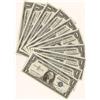 LOT OF 10 SILVER CERTIFICATES