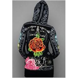 New Womans Christian Audigier Hoody