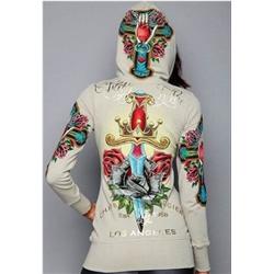 New Womans Christian Audigier Hoody