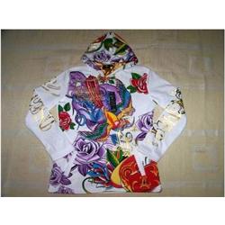 New Womans Christian Audigier Hoody