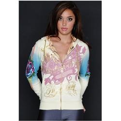 New Womans Christian Audigier Hoody