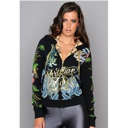 New Womans Christian Audigier Hoody