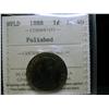 Image 1 : 1888 NFLD 1¢ ICCS EF40 Polished