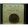 Image 1 : 1886 1¢ Obv 2 ICCS MS63 Red