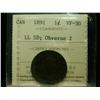 Image 1 : 1891 1¢ SDLL Obv 2 ICCS VF30
