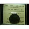Image 1 : 1891 1¢ SDLL Obv 3 ICCS AU50