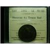 Image 1 : 1892 1¢ Obv 4 ICCS MS60 Trace Red
