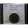 Image 1 : 1901 1¢ ICCS MS62 Trace Red