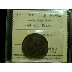 1915 1¢ ICCS MS62 RB