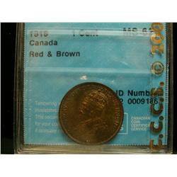 1919 1¢ CCCS MS62 RB