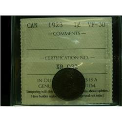 1923 1¢ ICCS VF30