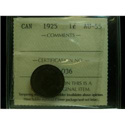 1925 1¢ ICCS AU55