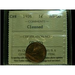 1926 1¢ ICCS MS60 Cleaned