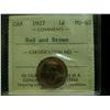 1927 1¢ ICCS MS63 RB