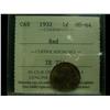 1932 1¢ ICCS MS64 Red