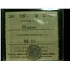 1871 5¢ ICCS EF40 Cleaned