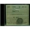 1886 5¢ Small 6 ICCS EF45