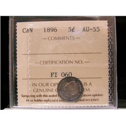 1896 5¢ ICCS AU55