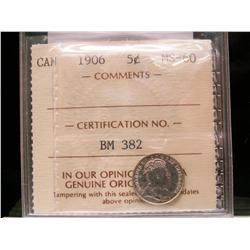 1906 5¢ ICCS MS60