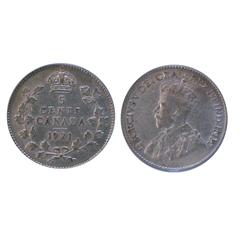 1921 5¢ PCGS XF45.  Brilliant with some lustre. Scarce in this condition.